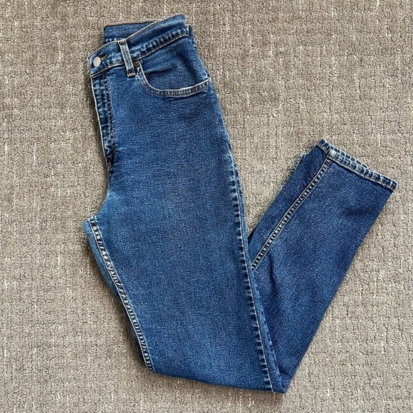 Vintage Levi’s 550 Relaxed Fit Tapered Leg 90’s Jean Medium Wash Size 8 Mis - Picture 6 of 7